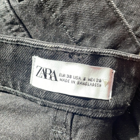 ZARA Black denim jeans - As new - Picture 3 of 8